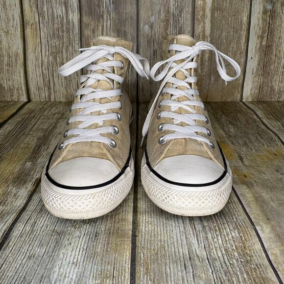 Converse CT All Star Sun Washed Tan Canvas Unisex High Top Sneakers M-9/W-11 - Picture 2 of 9